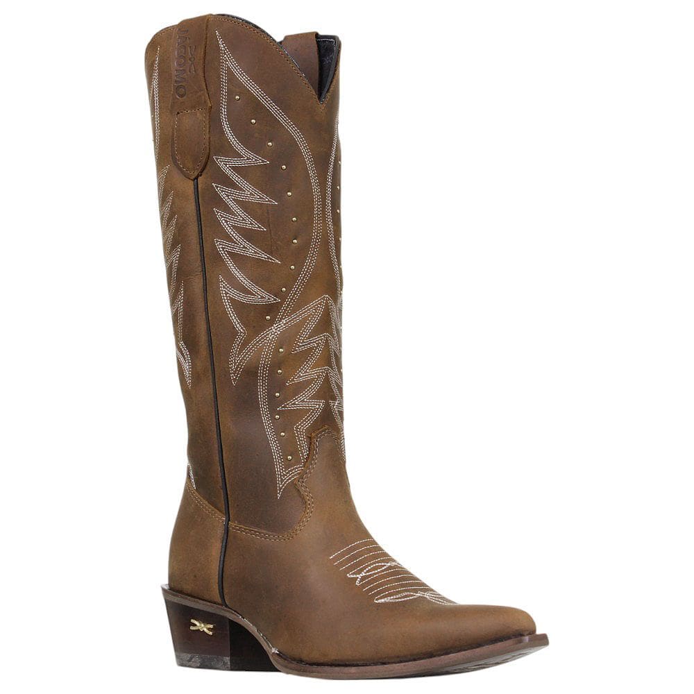 Bota Texana Feminina Marrom Jácomo 38111
