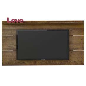 Painel Suspenso Para TV 60 Pol 1 Prateleira 180 cm Pinho ARLY