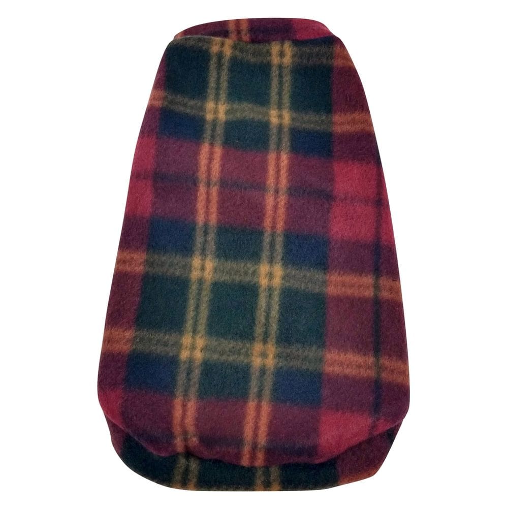 Roupa capa soft para cachorro cor xadrez escuro tamanho GG