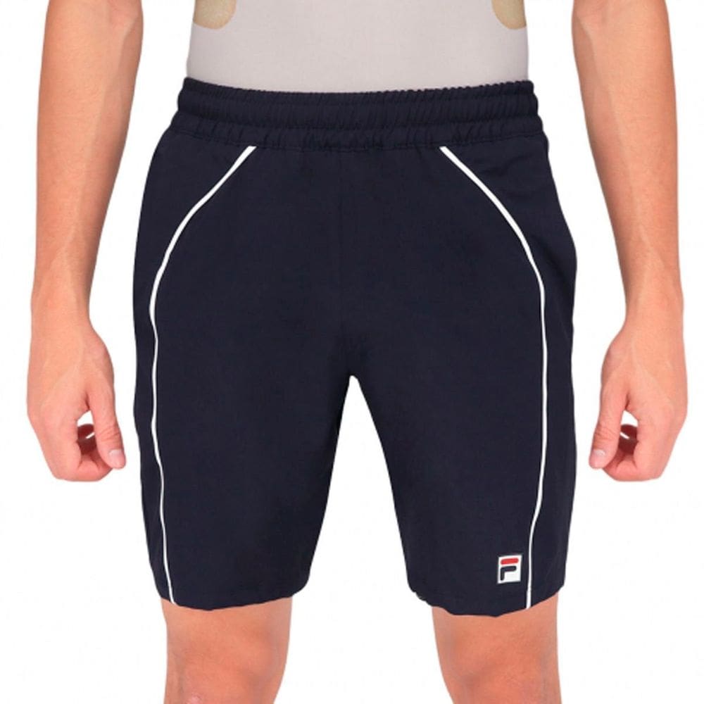 Short Fila Backspin Color Block Marinho/Branco/Amarelo
