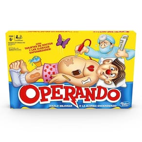 Operação clássica do jogo Hasbro Gaming: +6 anos com baterias