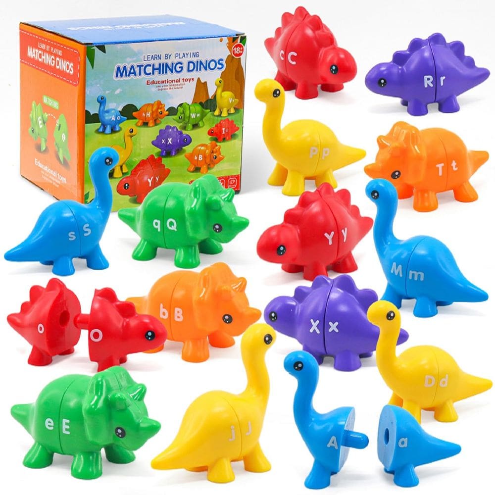 Brinquedo educacional Ganaj Dinosaur Alphabet Learning 1-3 anos