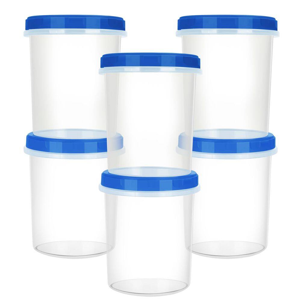 Recipientes para alimentos Atecare Heavy Duty Hertight, pacote com 6 unidades, 950 ml