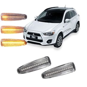 Par Pisca Seta Sequencial Led Paralama Mitsubishi Outlander