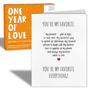 Presente C + C FÜR PAARE Um ano de amor para aniversário de casamento