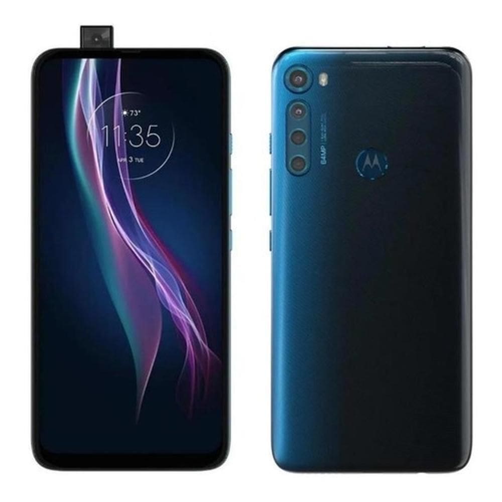 Usado: Motorola One Fusion Plus 128 GB Azul - Muito Bom