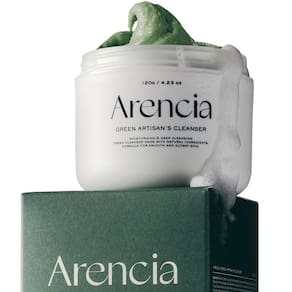 Máscara facial de limpeza Scrub Arencia Korean Rice Mochi com água de arroz e chá verde