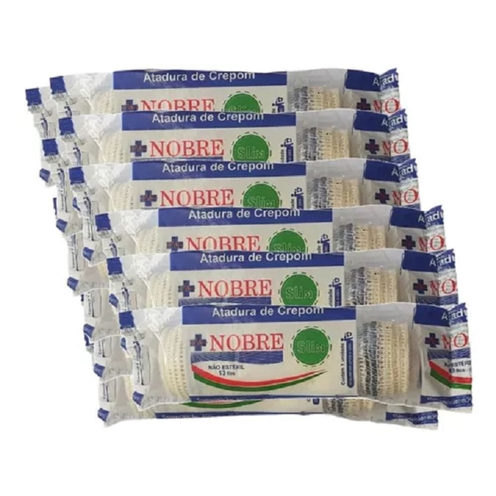 Atadura Crepe 20cmx1,8m C/12 - Nobre