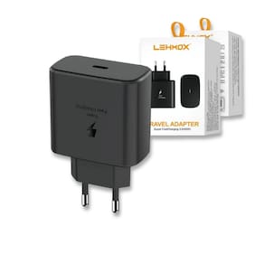 Carregador Turbo 45w Para Celular Lehmox USB-C Bivolt 50/60hz - LE-356