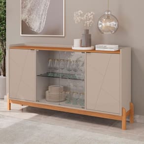 Conjunto Sala de Estar Fernandes Off White Cedro