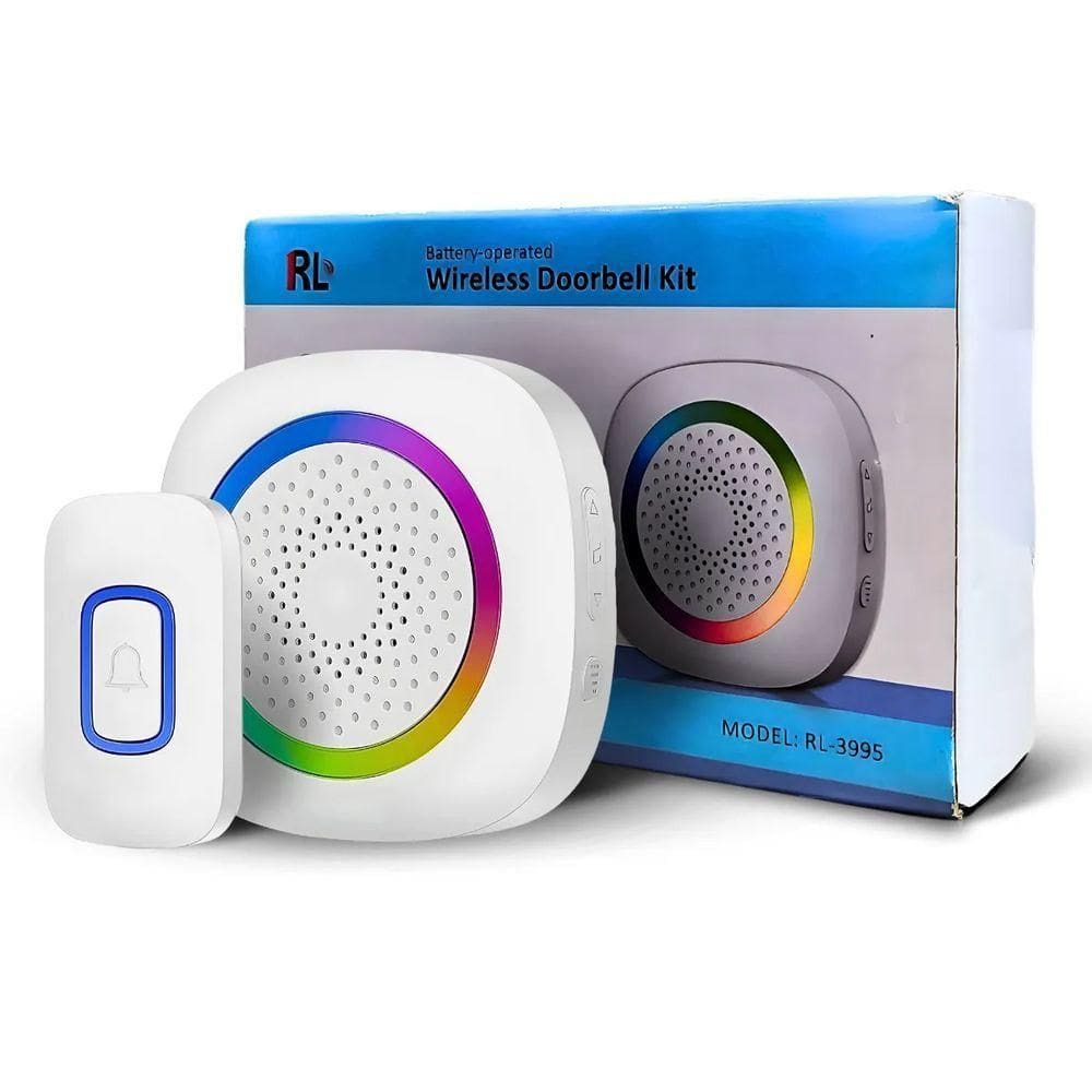 Campainha Residencial Sem Fio Wireless Wi-fi De Longo Alcance Facilidade Na Instalação E Funcionalidade Avançada