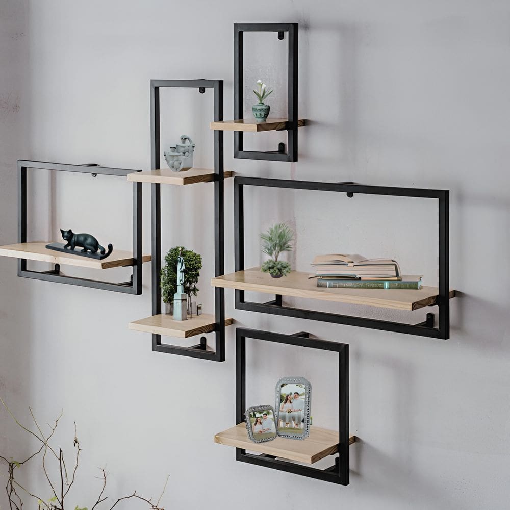 Kit Nicho Aço/Mdf Estilo Industrial Mobbili Ni-03
