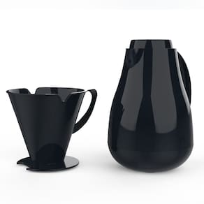 Bule Termico Sonetto 1L Suporte Para Filtro de Cafe Cor Preto Soprano