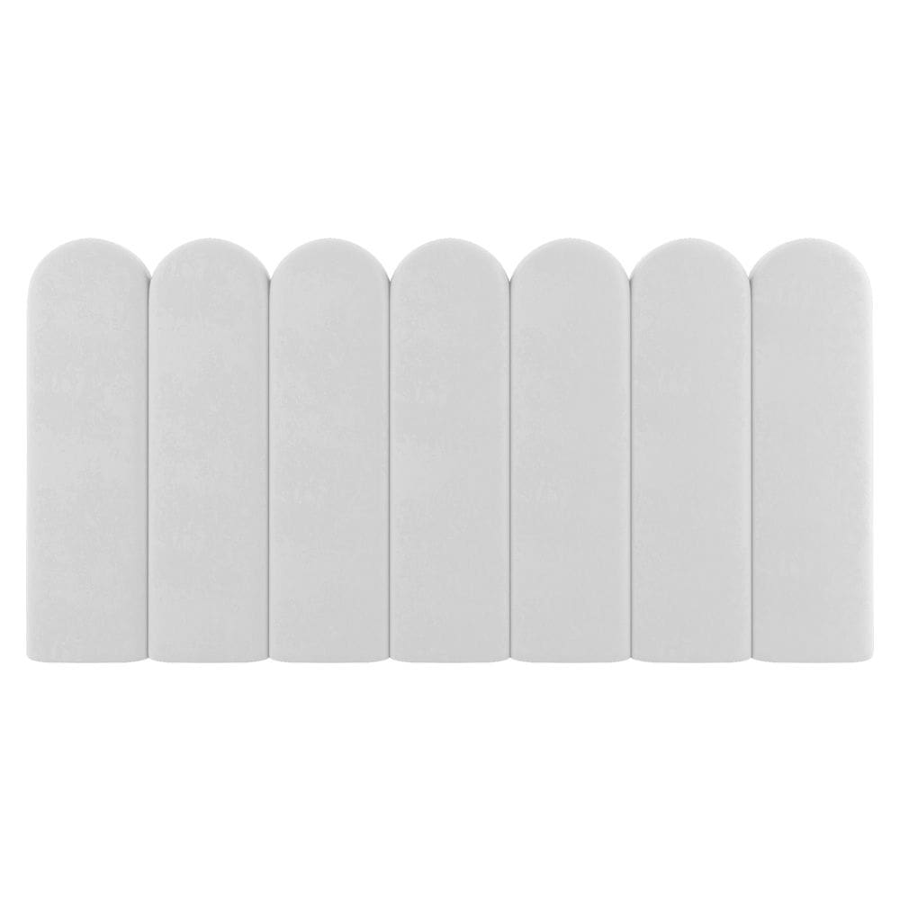 Painel Cabeceira Cama Box Casal Lana 140cm Sintético Branco - Abmaza