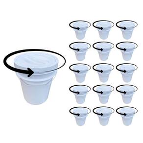 Balde 20 L Para Pipoca Lembrancinha - Kit 15 Pçs