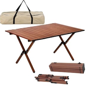Mesa Dobravel Compacta Piquenique Portatil Jardim Acampamento Praia Camping Varanda Descanso