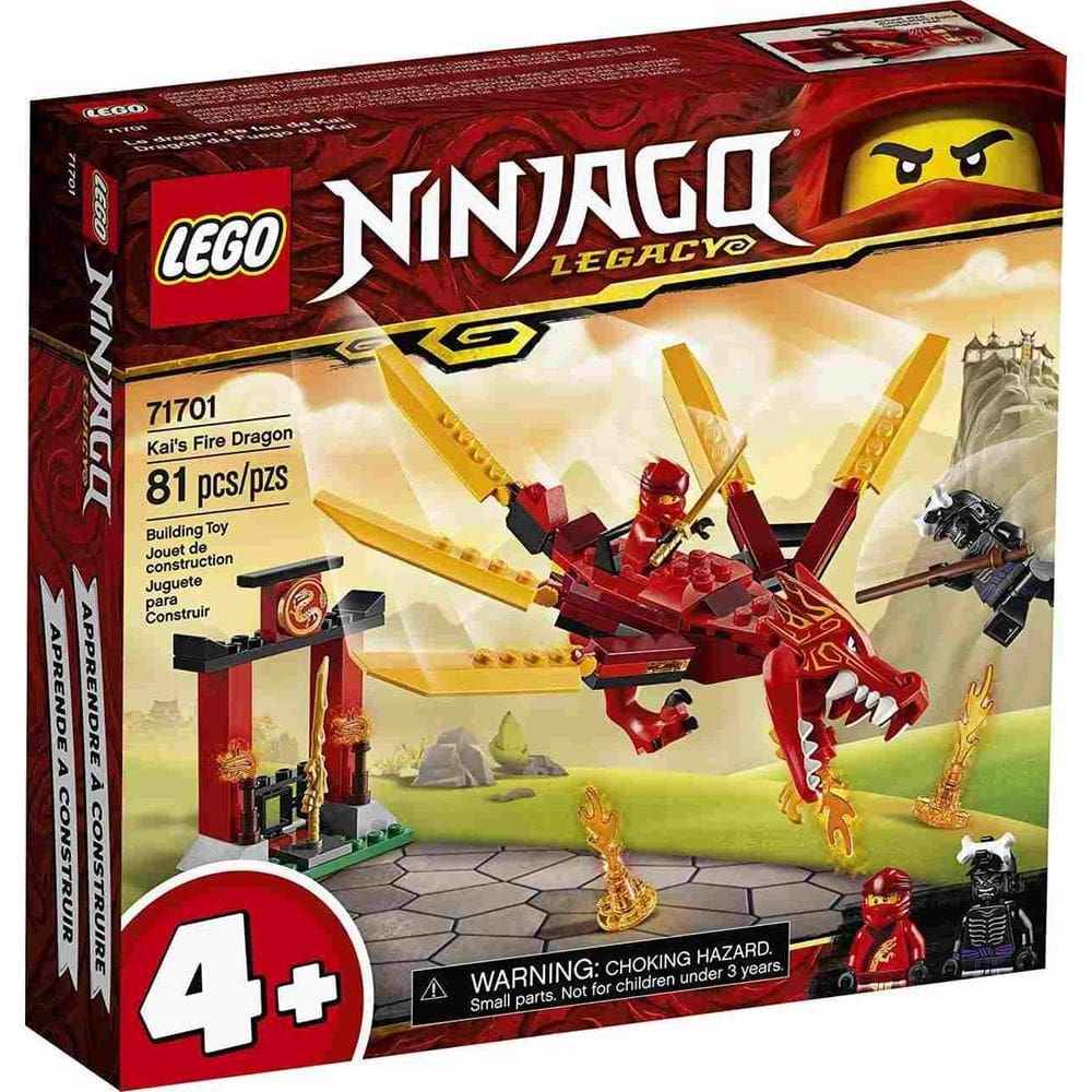 Kit de construção LEGO NINJAGO Legacy Kai`s Fire Dragon 71701