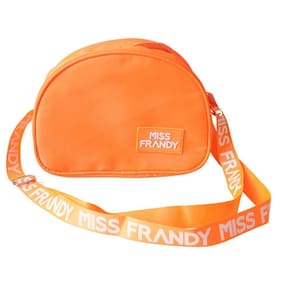 Necessaire De Maquiagem Com Alça Perfeita Para Levar Para Todo Lugar Miss Frandy Laranja Neon