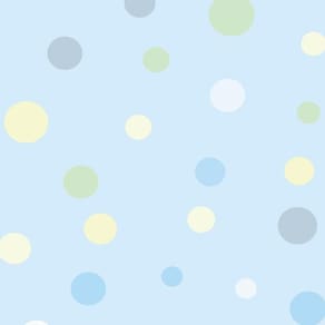 Papel Parede Fundo Azul Claro Circulos Verde Amarelo Adesivo
