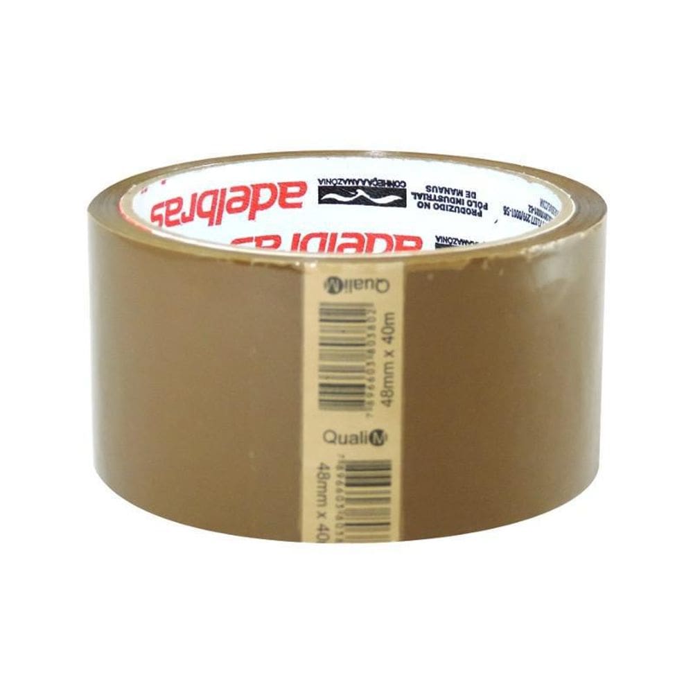 24 Fitas Adesivas Pvc 40M X 48Mm Embalagem Caixa De Papelão.