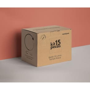 Balde Para Pesca 20 Litros Tampa Rosca - Kit 15 Pçs