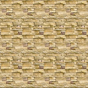 Papel Parede Pedra Tijolos Canjiquinha Amarelo Autocolante