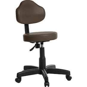 Cadeira Mocho Estética Clinica Plus Rv Cor Marrom