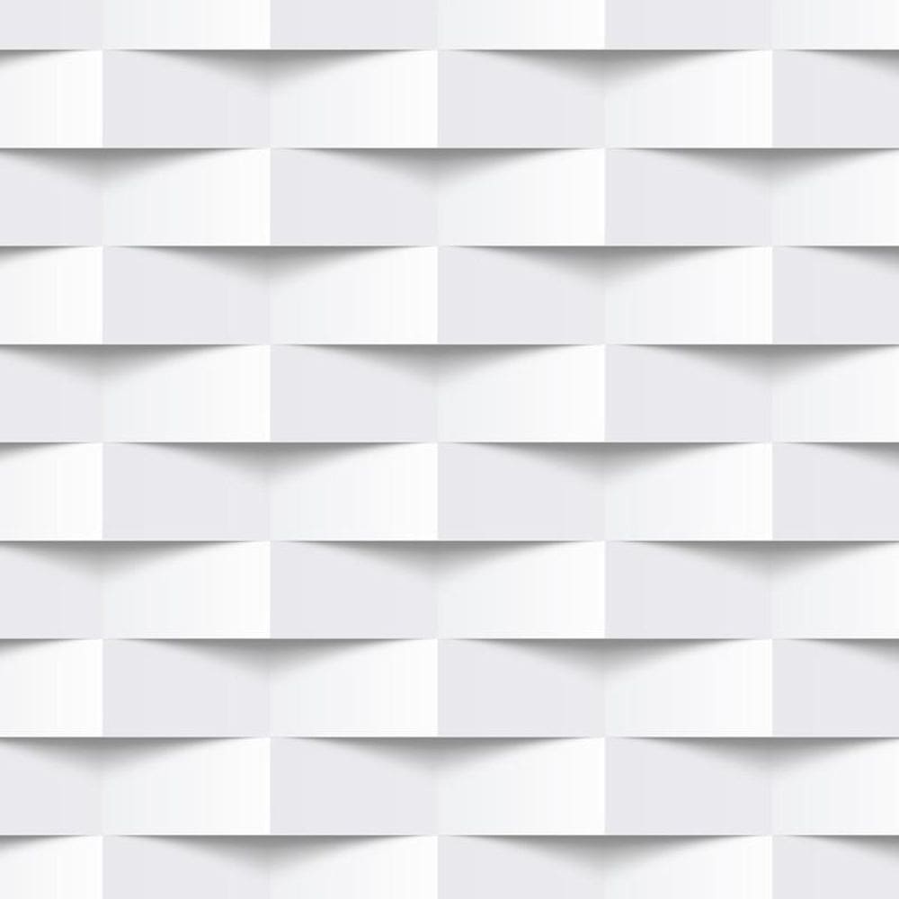 Papel De Parede 3D Retangulos Geometricos Adesivo Decorativo