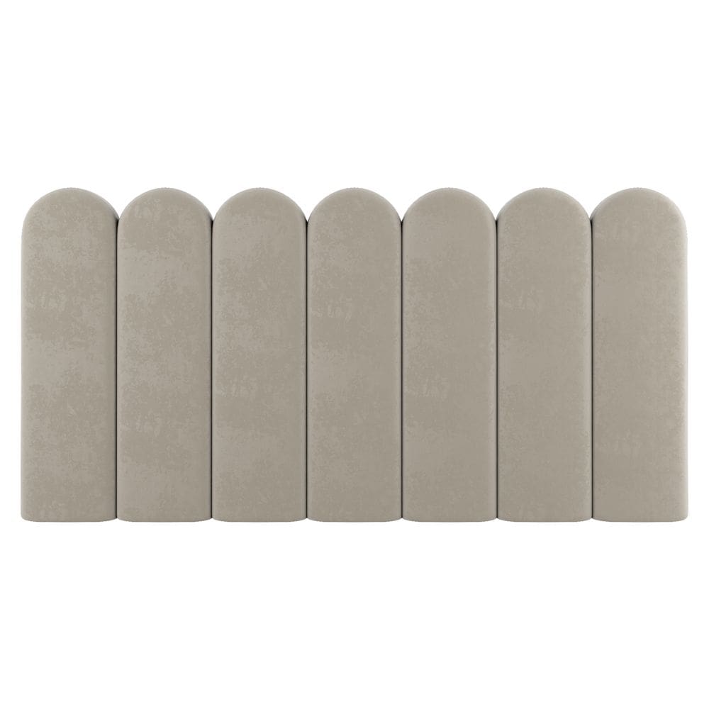 Painel Cabeceira Cama Box Casal Lana 140cm Linho Bege - Abmaza