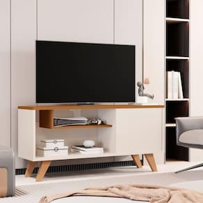 Rack TVs 60 Polegadas Saint Vicent Off White Nature