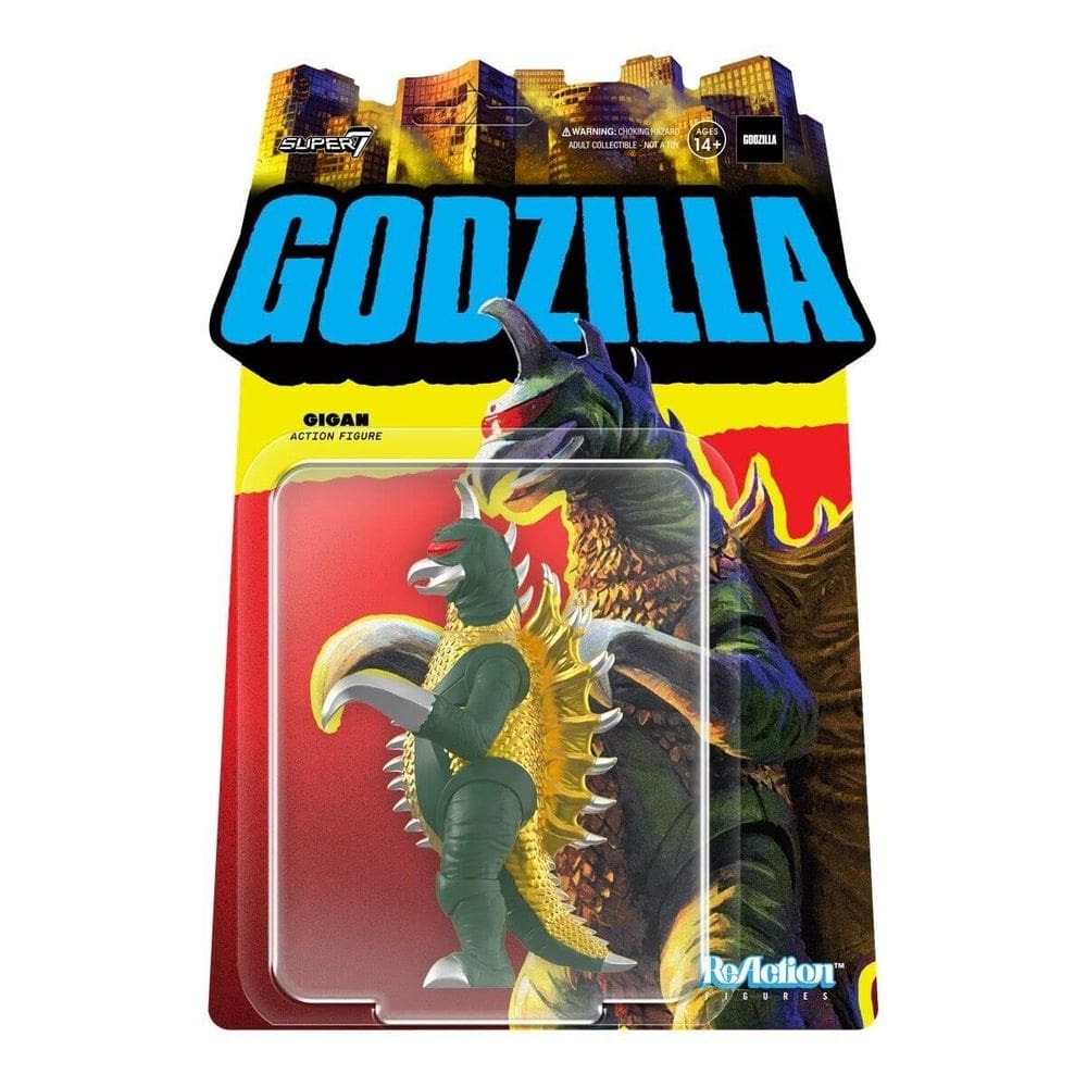 Figura de ação Super7 Toho Godzilla Gigan, filme clássico de 9,5 cm