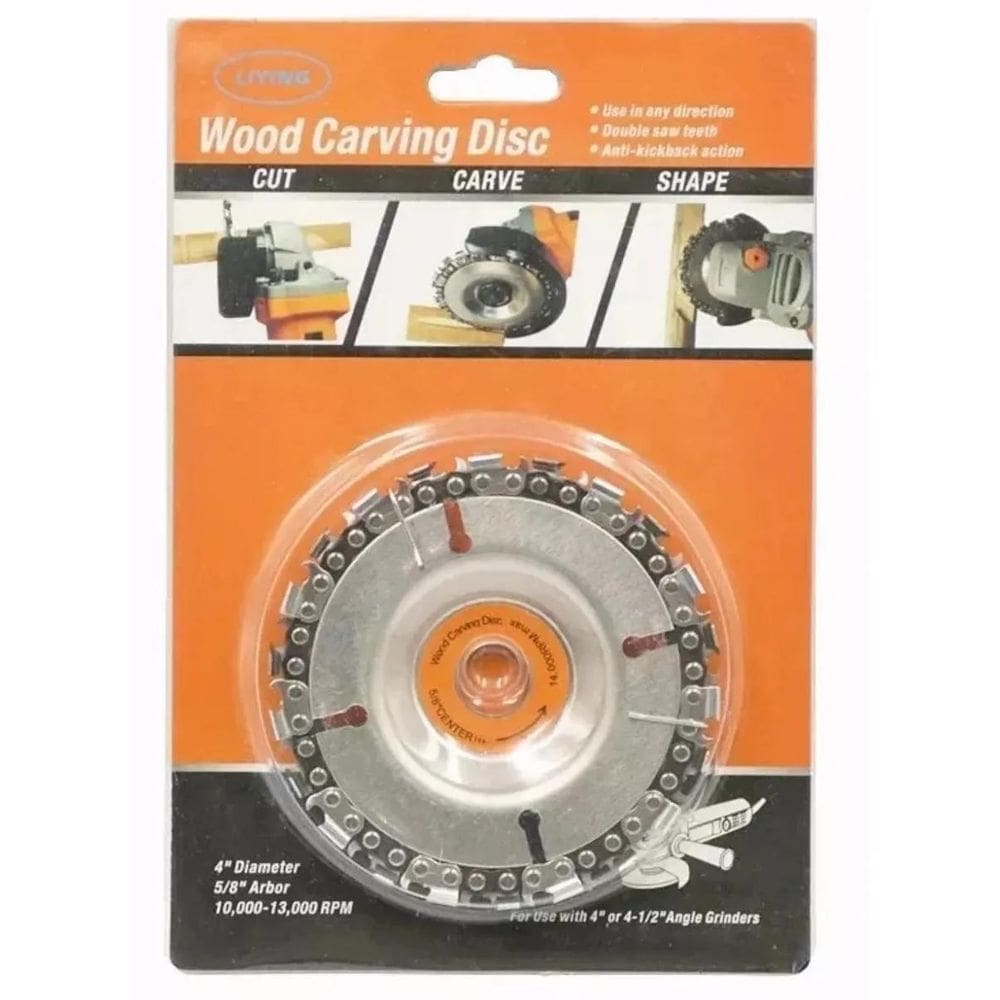 Disco Corrente Motosserra Esculpir Madeira/ Esmerilhadeira