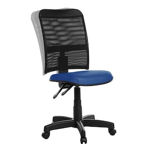 Cadeira de Escritório Giratória em Tela Mesh - Azul