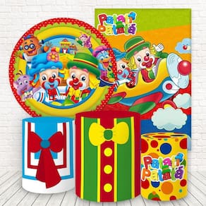 Kit 2 Painéis E Capas 3D Sublimado Circo Fkpc-793
