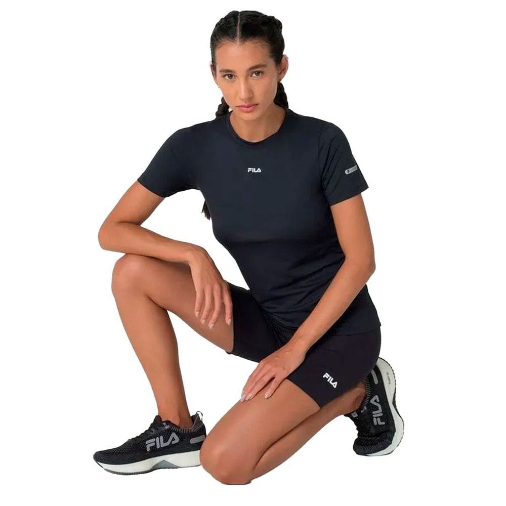 Camiseta Fila Sun Protect Breezy Preta