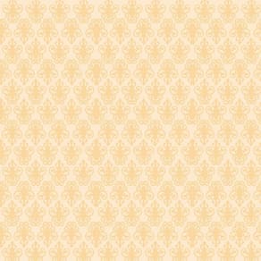 Papel De Parede Laranja Claro Arabesco Sala Adesivo Lavavel
