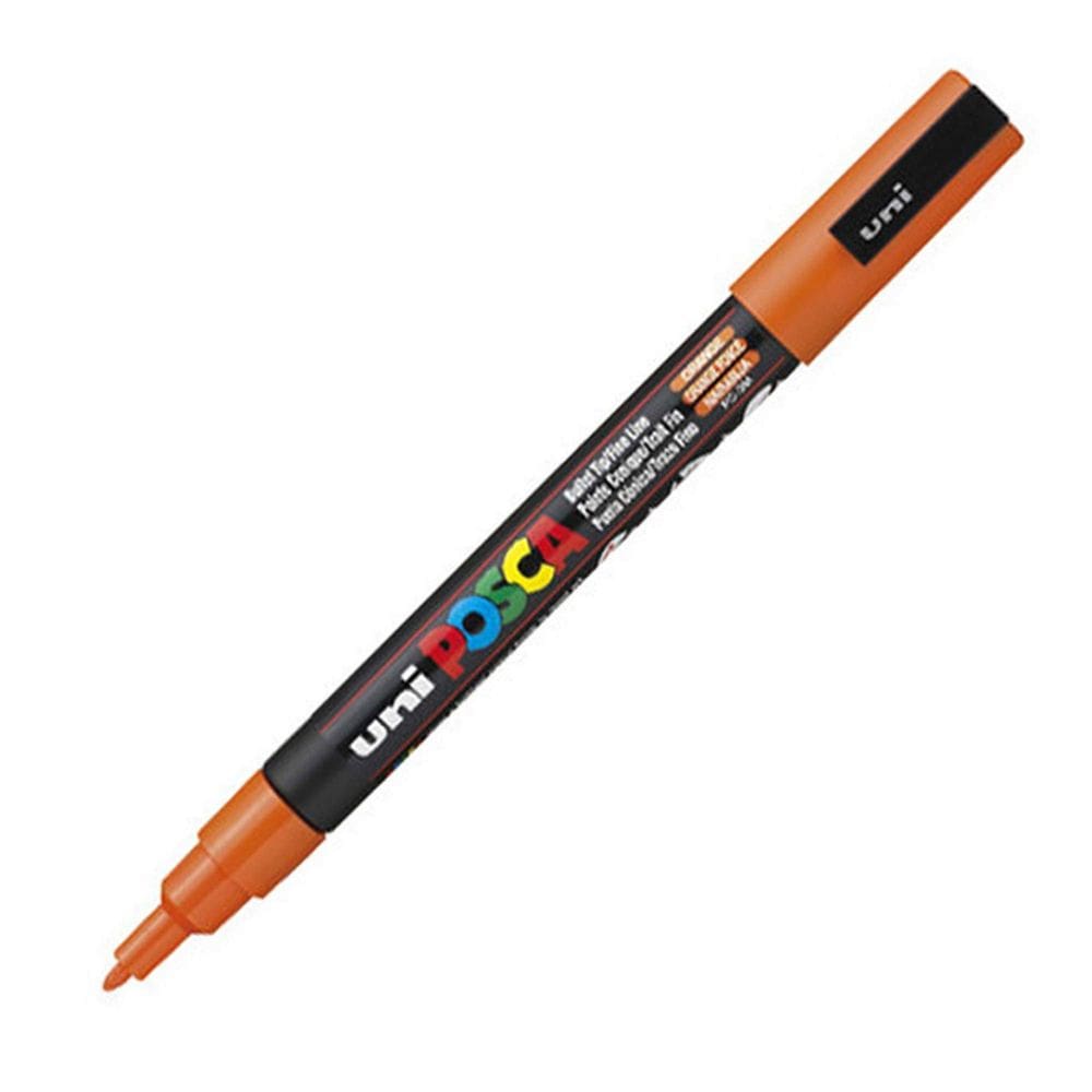 Marker Posca 3M Tinta à base de água laranja para materiais de arte
