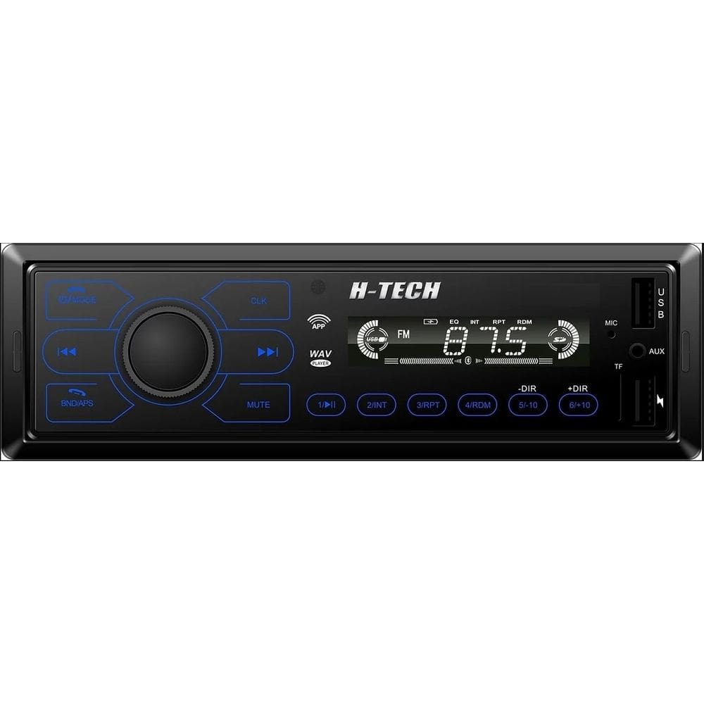Radio Player Automotivo Htech Tela Led Full Touch Usb sd aux mp3 blueth