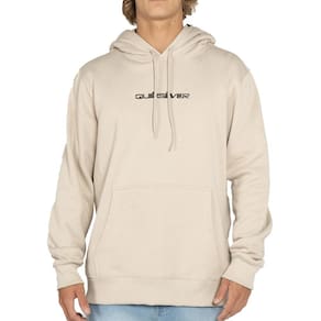 Moletom Quiksilver Canguru Omni Logo DNA WT25 Areia