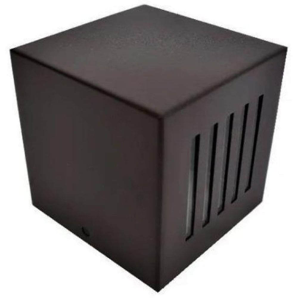 Arandela Cubo 10 Fachos - Preto