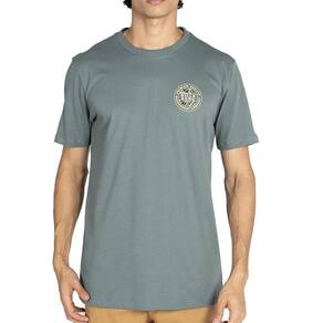 Camiseta Billabong Rotor Fill WT25 Masculina Verde Escuro