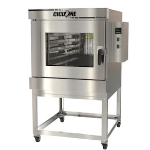 Forno Turbo Elétrico Venâncio Ciclone 5 Esteiras Interior e Exterior Inox Monofásico 220V FTCE5