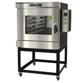 Forno Turbo A Gás Venâncio Ciclone 5 Esteiras Interior Inox Exterior Aço Carbono 127V FTCG5