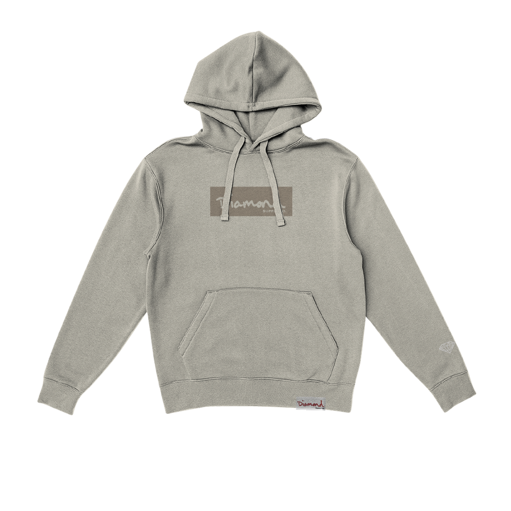 Moletom Diamond Tonal Box Logo Hoodie