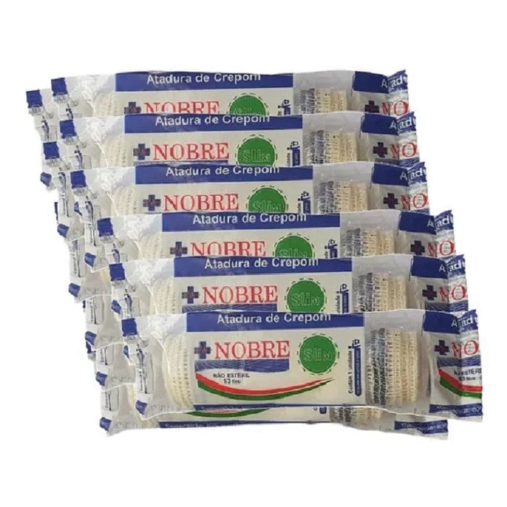 Atadura Crepe 12cmx1,8m C/12 - Nobre