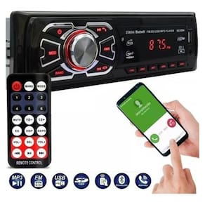 Som Automotivo Mp3 Player Blueth Usb Sd 4X25w Controle Remoto