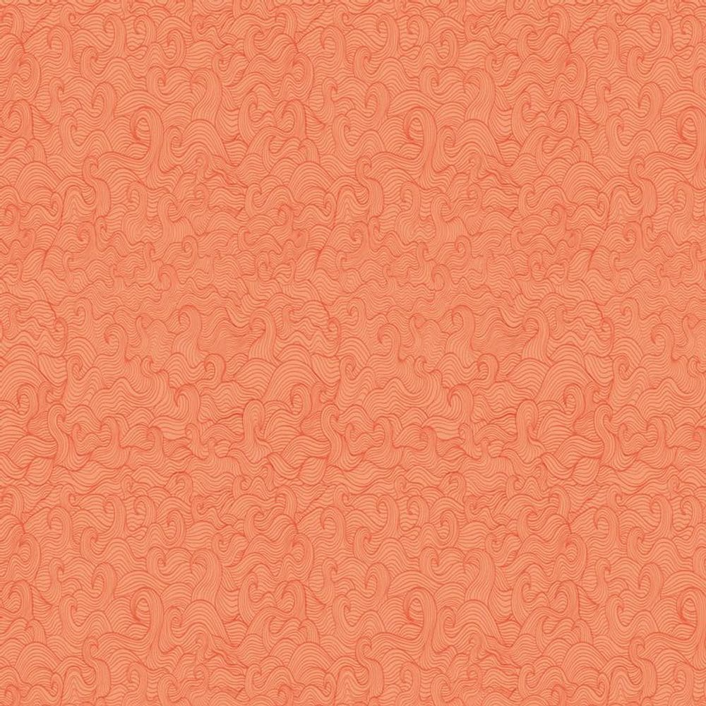 Papel De Parede Desenhos Laranja Autocolante Sala Quarto