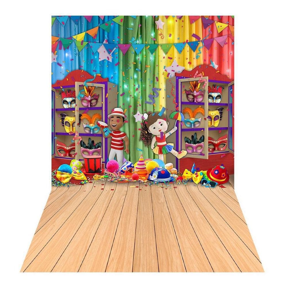 Fundo Fotográfico Pequeno Carnaval 1,20X1,50 Ffp-562