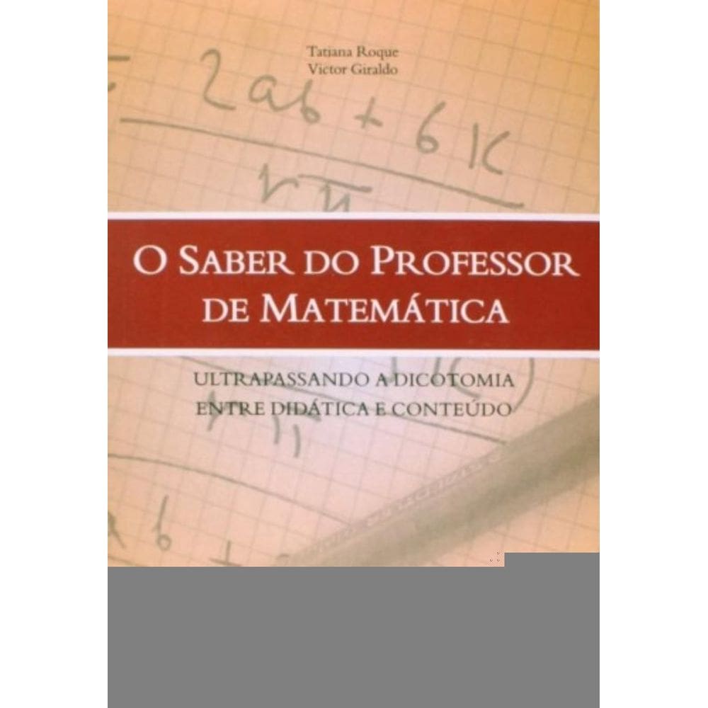 Saber Do Professor De Matematica, O