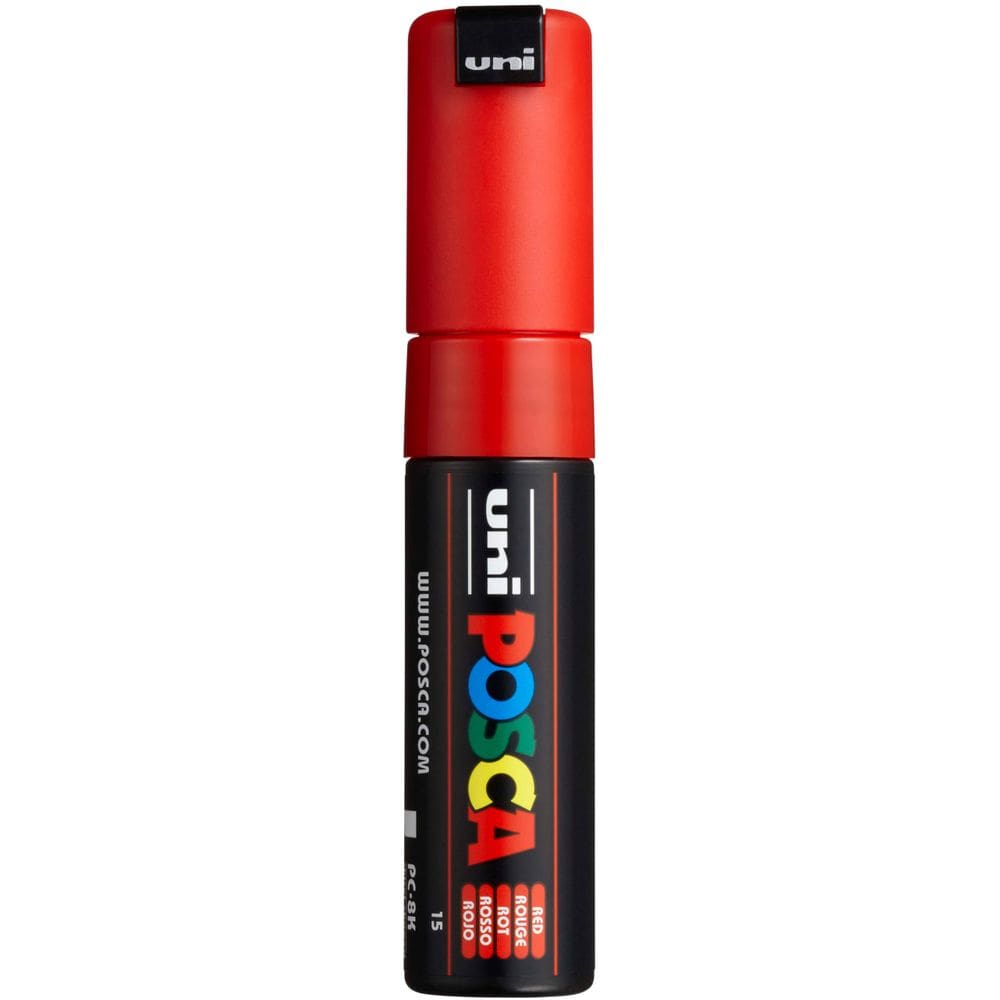 Marker Posca 8K Red para material de arte e material escolar